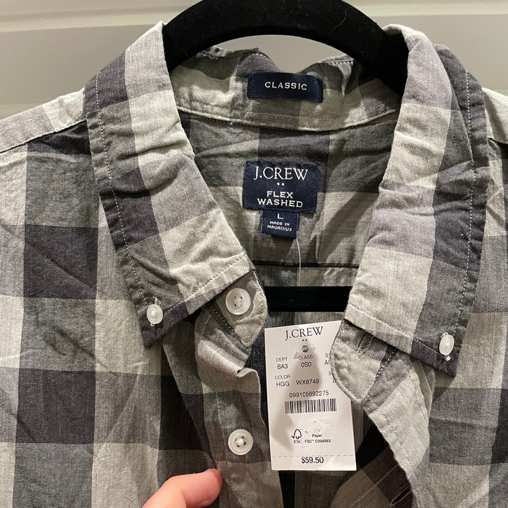 J Crew long sleeve button up